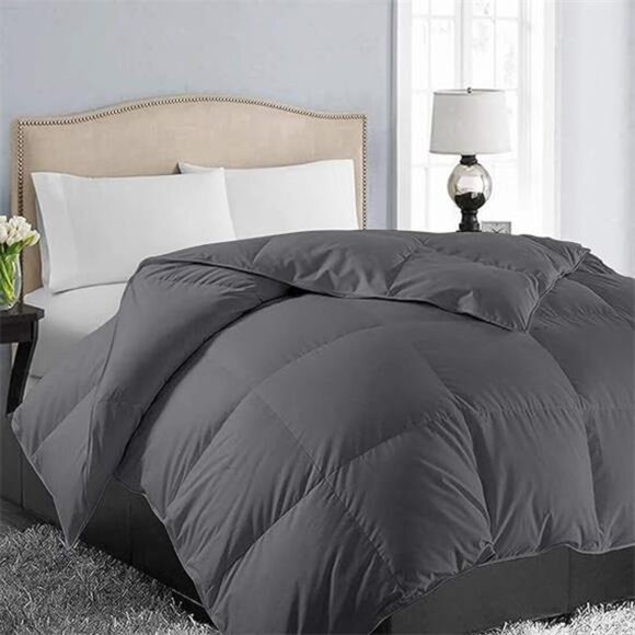 All Season Queen Size Soft Quilted Down Alternative Comforter Reversible - Picture 7 of 7
